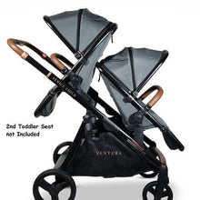 Load image into Gallery viewer, Ventura Single to Double Sit-n-Stand Stroller (Package # 1) Small