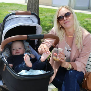 Maverick Single to Double Stroller Stand-Alone Bassinet