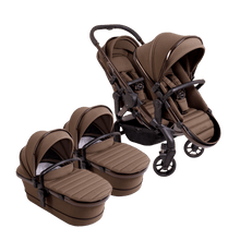 Load image into Gallery viewer, iCandy Peach 7 Twin Stroller and Bassinet- Coco