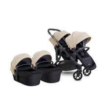 Load image into Gallery viewer, iCandy Orange 4 Twin Stroller and Bassinet Bundle - Latte