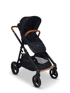 Ventura Single to Double Stroller (Package # 1) Midnight - Baby Lavish