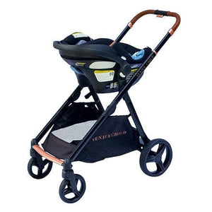 Ventura Single to Double Stroller (Package # 1) Midnight - Baby Lavish