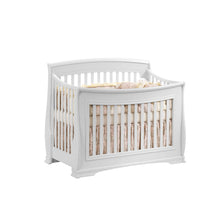 Load image into Gallery viewer, Bella “5-in-1” Convertible Crib with Upholstered Headboard Panel - Natart - Baby Lavish