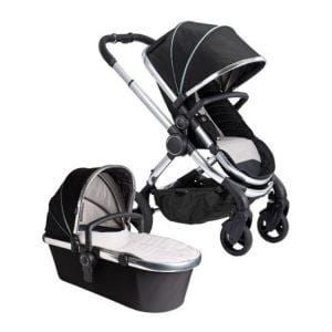 iCandy Peach Complete Single Stroller with Bassinet From – Chrome/Beluga - Baby Lavish