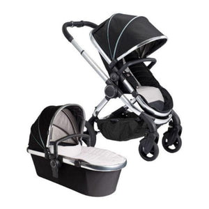 iCandy Peach Complete Single Stroller with Bassinet From – Chrome/Beluga - Baby Lavish