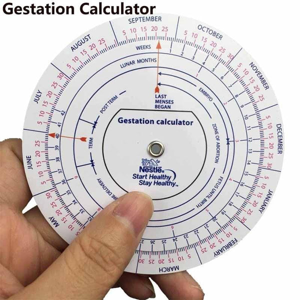 Gestation Calculator Wheel Pregnancy - Baby Lavish